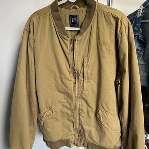 XL Olive green bomber jacket from GAP
